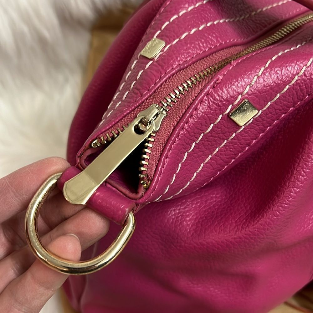 Cuore & Pelle Amelia Fuchsia Shoulder Bag B95 - Picture 4 of 13